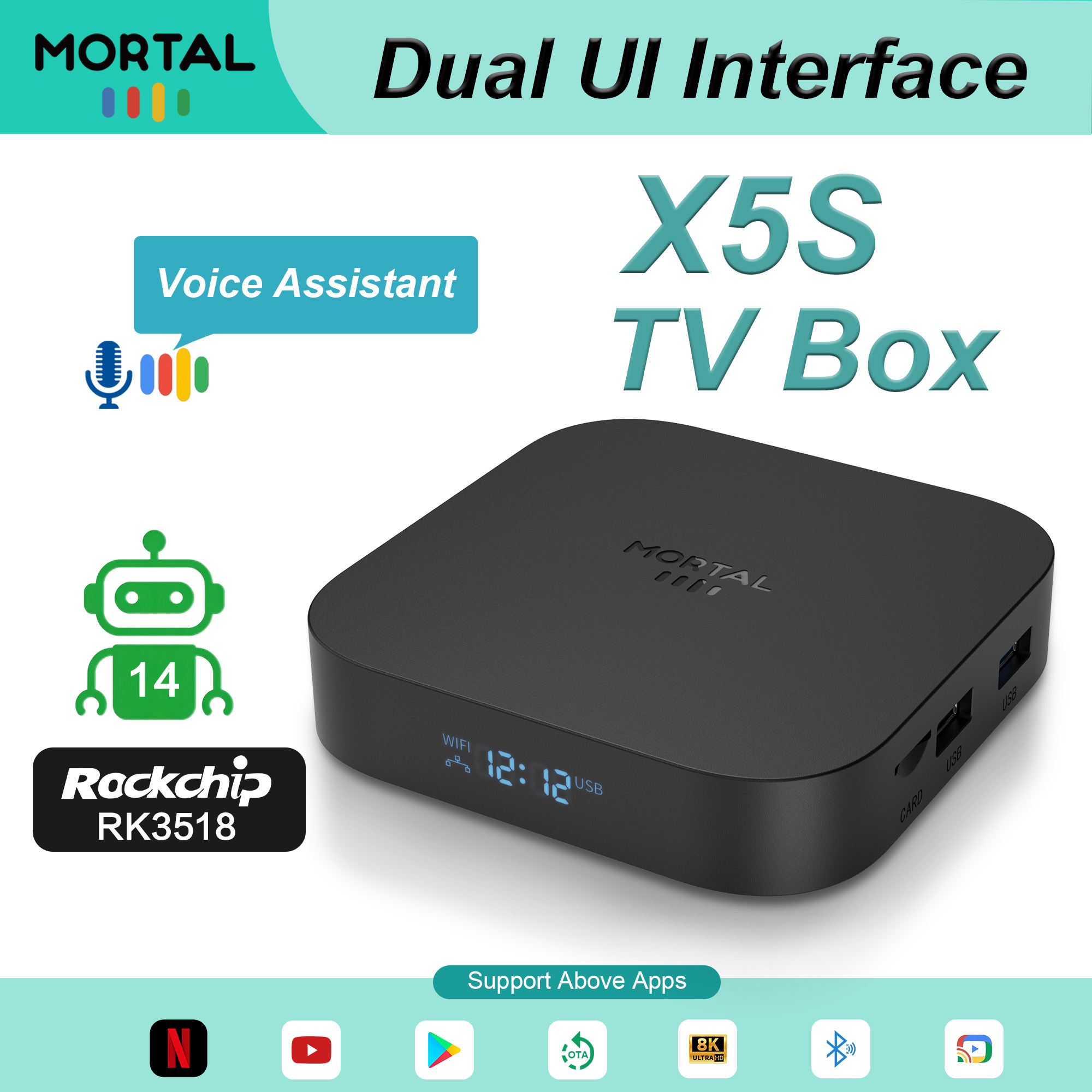 Radxa Rock 5B 16Gb - X5S Akıllı Çift Sistemli TV Kutusu,